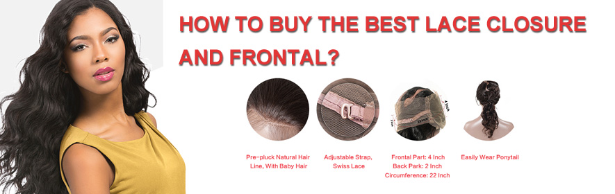 Cómo comprar cabello humano con cierre de encaje y frontal