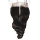 Sluiting van menselijk haar, losse golfvetersluiting, 8-30 inch 1 small