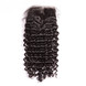 Fecho de cabelo brasileiro macio como seda, fechamento de renda de onda profunda 4x4 polegadas 2 small