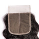 Glatter Spitzenverschluss aus reinem Haar, 4 * 4 lockerer lockiger Verschluss für Frauen 3 small