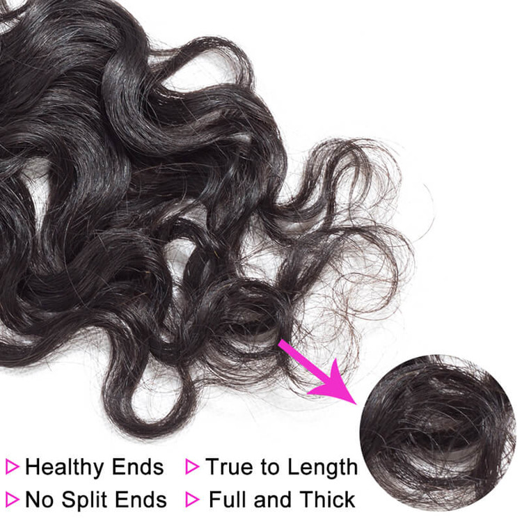 Cierre de encaje de onda natural de cabello virgen caliente 4 * 4 ofertas, 12-26 pulgadas 3