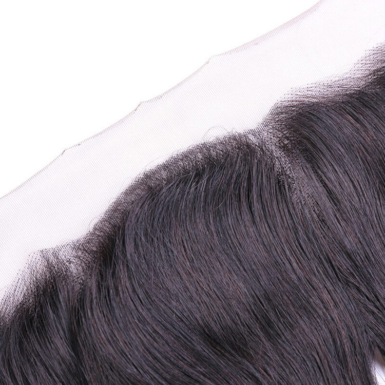 Frontal suelto con mejores ventas del cordón del cabello humano de la Virgen de la onda 13x4 para las mujeres 2