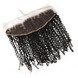 Menneskehår Frontal, Kinky Curly Lace Frontal, 10-28 tommer 0 small