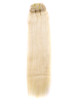Bleach White Blonde(#613) Premium Straight Clip In Hair Extensions 7 Stück 3 small