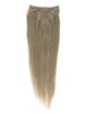 Marrón dorado claro (# 12) Ultimate Straight Clip en extensiones de cabello Remy 9 piezas-np 1 small