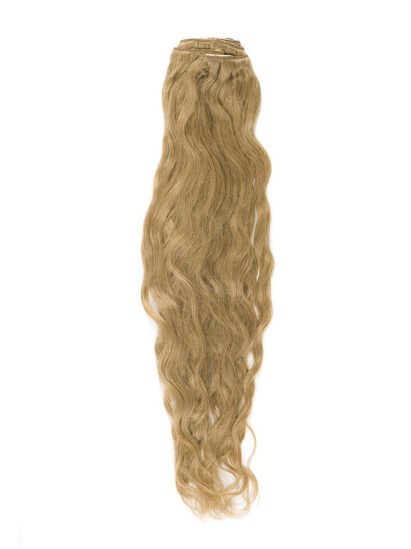 Strawberry Blonde(#27) Premium Kinky Curl Clip In Hair Extensions 7 Pièces 1