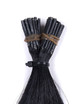 50 peças de pontas retas e sedosas em bastão/extensões de cabelo remy com pontas pretas (#1) 1 small