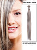 50 pièces Silky Straight Remy Nail Tip/U Tip Extensions de cheveux Marron/Blond (#P4/22) 0 small