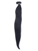Extensões de cabelo com ponta de unha remy reta sedosa de 50 peças/ponta em u preto azeviche (#1) 2 small