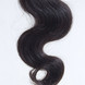 Feixes de cabelo brasileiro virgem onda corporal preto natural 1 peça 3 small