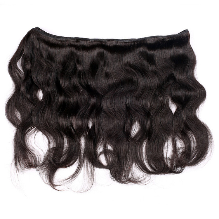 3 piezas Body Wave 8A Natural Black Brazilian Virgin Hair Weave 2