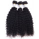Paquetes de cabello rizado rizado brasileño virgen natural negro 1pcs 0 small