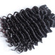 1 stk 7A Virgin Indian Hair Extensions Deep Wave Natural Black 0 small
