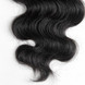 2pcs 7A Onda del cuerpo Virgin Indian Hair Weave Natural Black 0 small