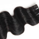 2pcs 7A Onda del cuerpo Virgin Indian Hair Weave Natural Black 1 small