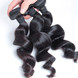 1 bunt 8A Malaysian Virgin Hair Weave Loose Wave Natural Black 1 small
