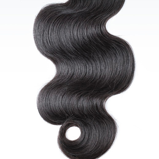 1 bundel 8A Maleisische Virgin Hair Weave Body Wave Natuurlijk Zwart 1
