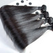 4 piezas 8A Tejido de cabello virgen malasio recto sedoso Negro natural 2 small