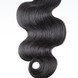 2 piezas 8A Body Wave Malasio Virgin Hair Weave Natural Black 1 small