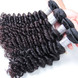 2 peças 8A onda profunda cabelo peruano virgem trançado preto natural 1 small
