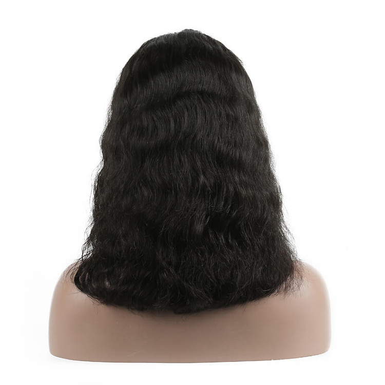 Peruca de renda curta ondulada frontal, perucas de cabelo humano de 8-30 polegadas para mulheres 2