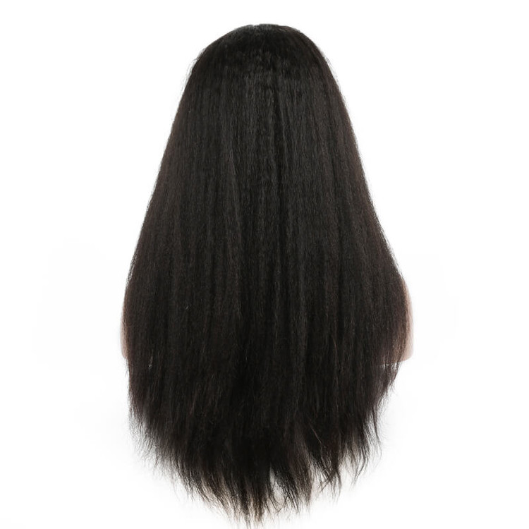 Peruca frontal de renda reta brilhante, perucas de cabelo virgem incríveis 10-26 polegadas 2