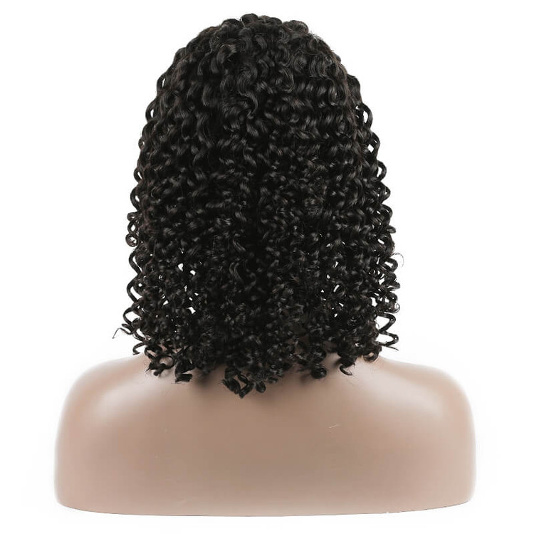 Perucas de cabelo encaracolado de renda frontal, peruca de cabelo 100% remy à venda 10-22 polegadas 3