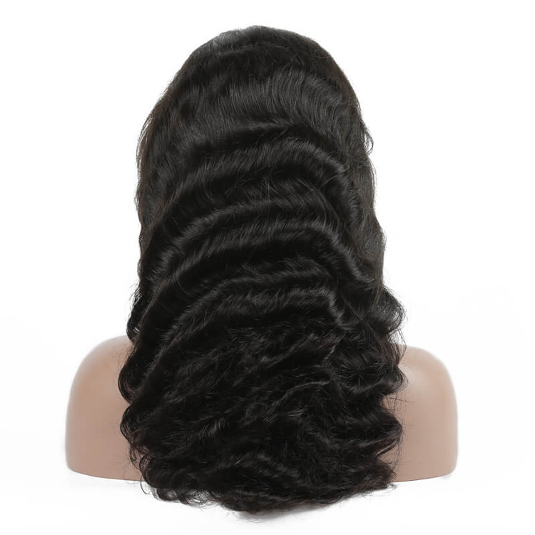 Peruca de cabelo humano frontal de melhor qualidade com ondas soltas macias como seda 2