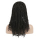 Kinky Curly Lace Front Wig, 100% cheveux vierges bouclés perruques 8A pour les femmes 2 small