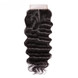 Smooth Virgin Hair Lace Closure,4*4 Loose Curly Closure For Women 1 small