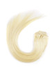 Bleach White Blonde(#613) Ultimate Straight Clip In Remy Hair Extensions 9 Pieces 3 small