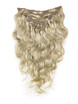 Golden Brown/Blonde(#F12-613) Ultimate Body Wave Clip In Remy Hair Extensions 9 Pieces 0 small