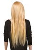 Ash/White Blonde(#P18-613) Premium Straight Clip In Hair Extensions 7 Pieces 0 small
