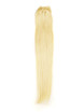 Ash/White Blonde(#P18-613) Ultimate Straight Clip In Remy Hair Extensions 9 Pieces 3 small
