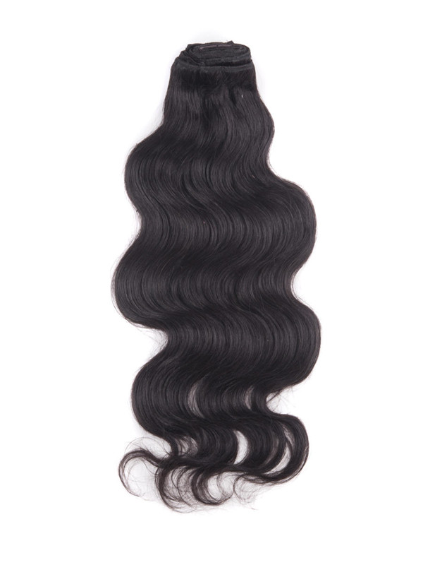 Natural Black(#1B) Ultimate Body Wave Clip In Remy Hair Extensions 9 Pieces 1