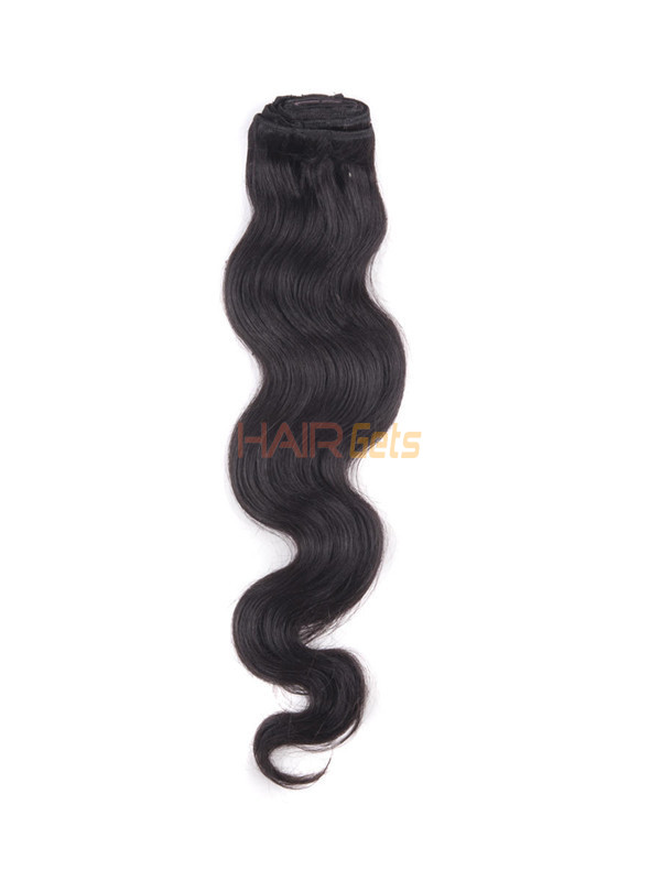 Natural Black(#1B) Ultimate Body Wave Clip In Remy Hair Extensions 9 Pieces