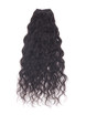 Natural Black(#1B) Premium Kinky Curl Clip In Hair Extensions 7 Pieces 1 small