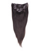 Dark Brown(#2) Ultimate Silky Straight Clip In Remy Hair Extensions 9 Pieces 0 small
