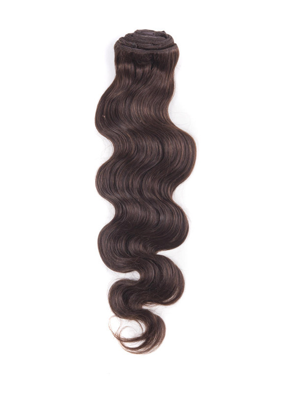 Medium Brown(#4) Ultimate Body Wave Clip In Remy Hair Extensions 9 Pieces 3