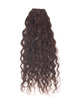 Medium Brown(#4) Premium Kinky Curl Clip In Hair Extensions 7 Pieces 3 small