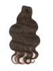 Medium Chestnut Brown(#6) Premium Body Wave Clip In Hair Extensions 7 Pieces 3 small