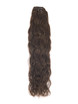 Medium Chestnut Brown(#6) Deluxe Kinky Curl Clip In Human Hair Extensions 7 Pieces 2 small
