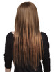 Light Chestnut(#8) Deluxe Straight Clip In Human Hair Extensions 7 Pieces 1 small