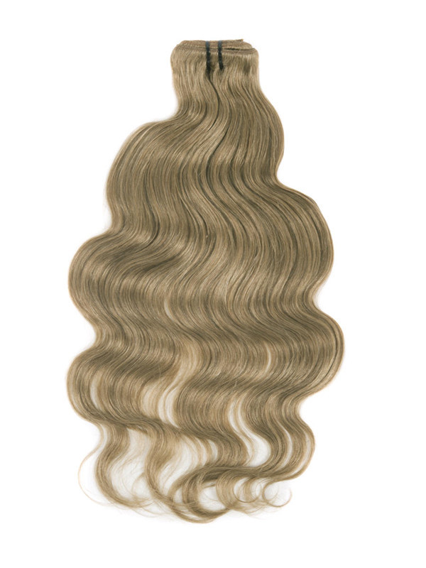 Light Golden Brown(#12) Ultimate Body Wave Clip In Remy Hair Extensions 9 Pieces-np 1
