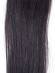 50 de bucăți Extensii de păr pentru unghii Remy drepte mătăsoase/Vârf U, negru natural (#1B) 4 small
