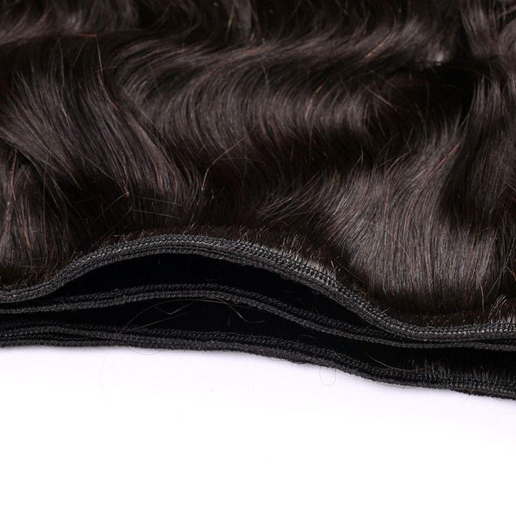 Virgin Brazilian Deep Wave Hair Bundles Natural Black 1pcs 2