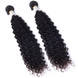 3 Bundle Kinky Curly 8A Virgin Brazilian Hair Weave Natural Black 0 small