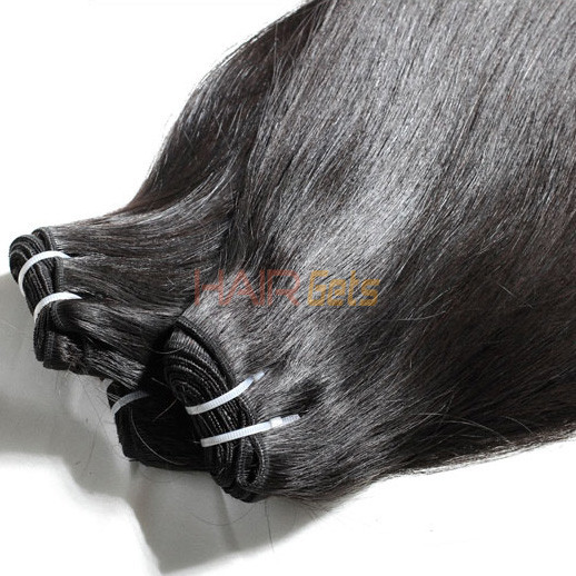 3pcs 7A Indian Virgin Hair Weave Silky Straight Natural Black 1