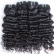 4pcs 7A Virgin Indian Hair Natural Black Deep Wave 0 small