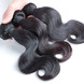 3 pcs 8A Virgin Malaysian Hair Weave Body Wave Natural Black 0 small